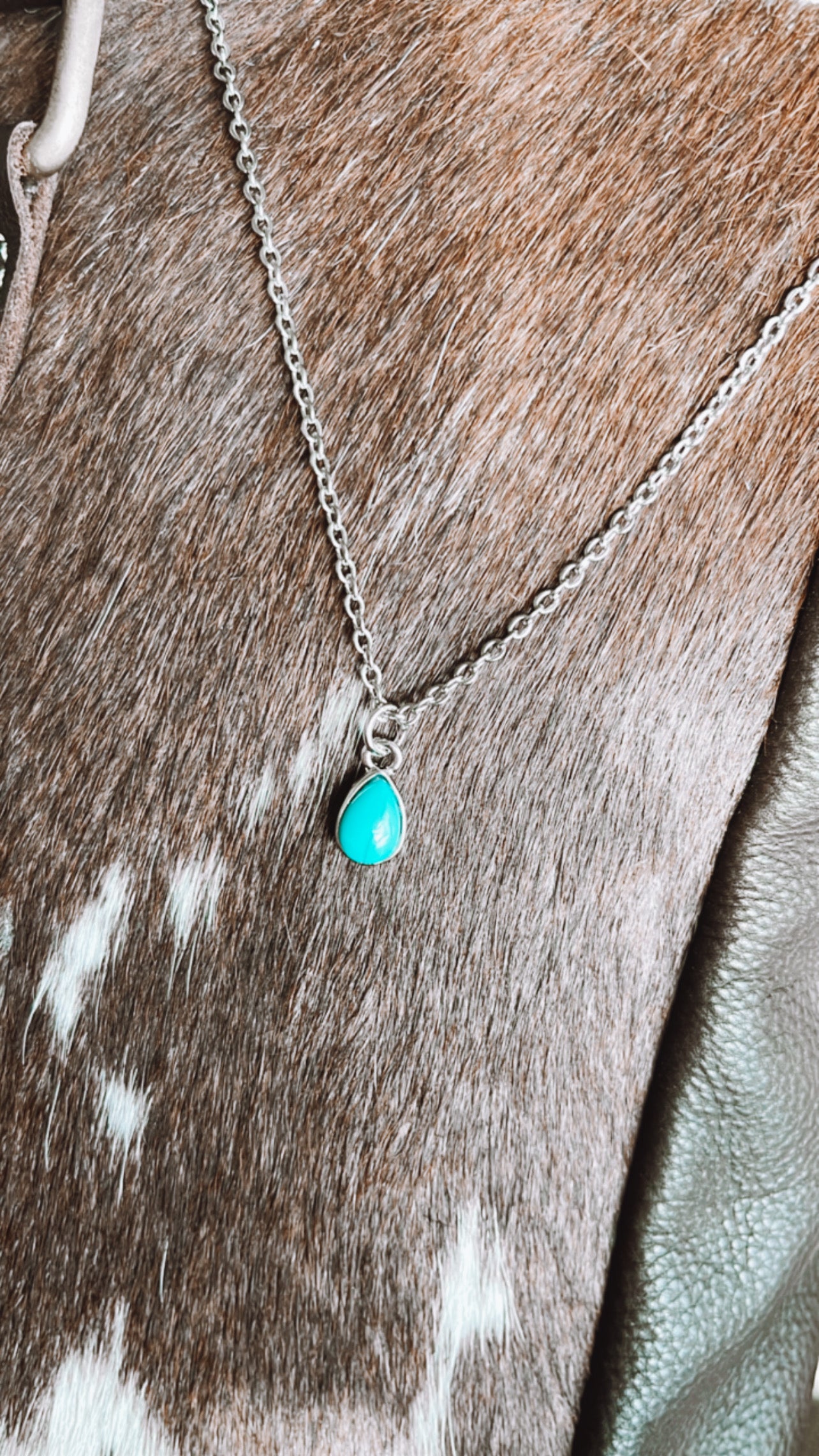 Teardrop Turquoise Necklace