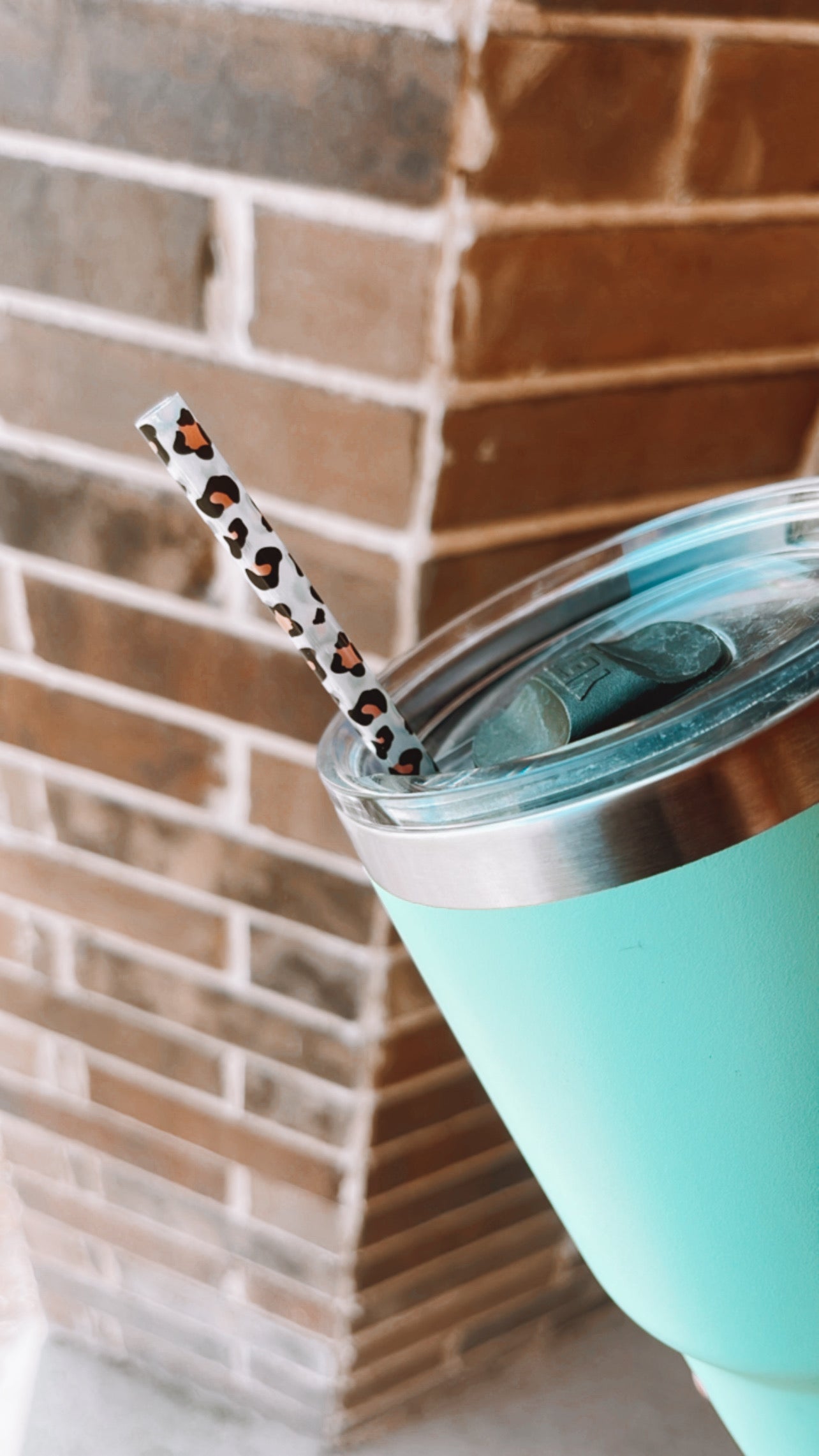 Reusable Straw - Leopard