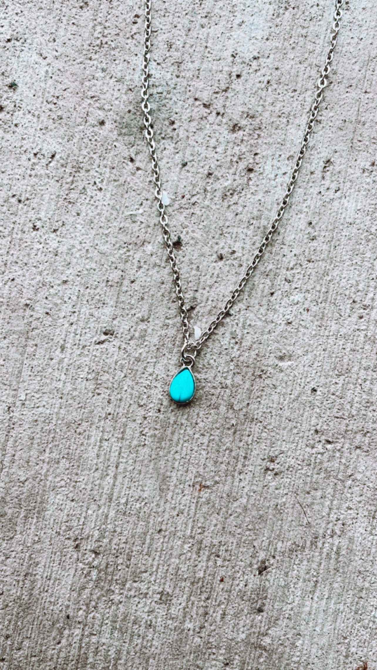 Teardrop Turquoise Necklace