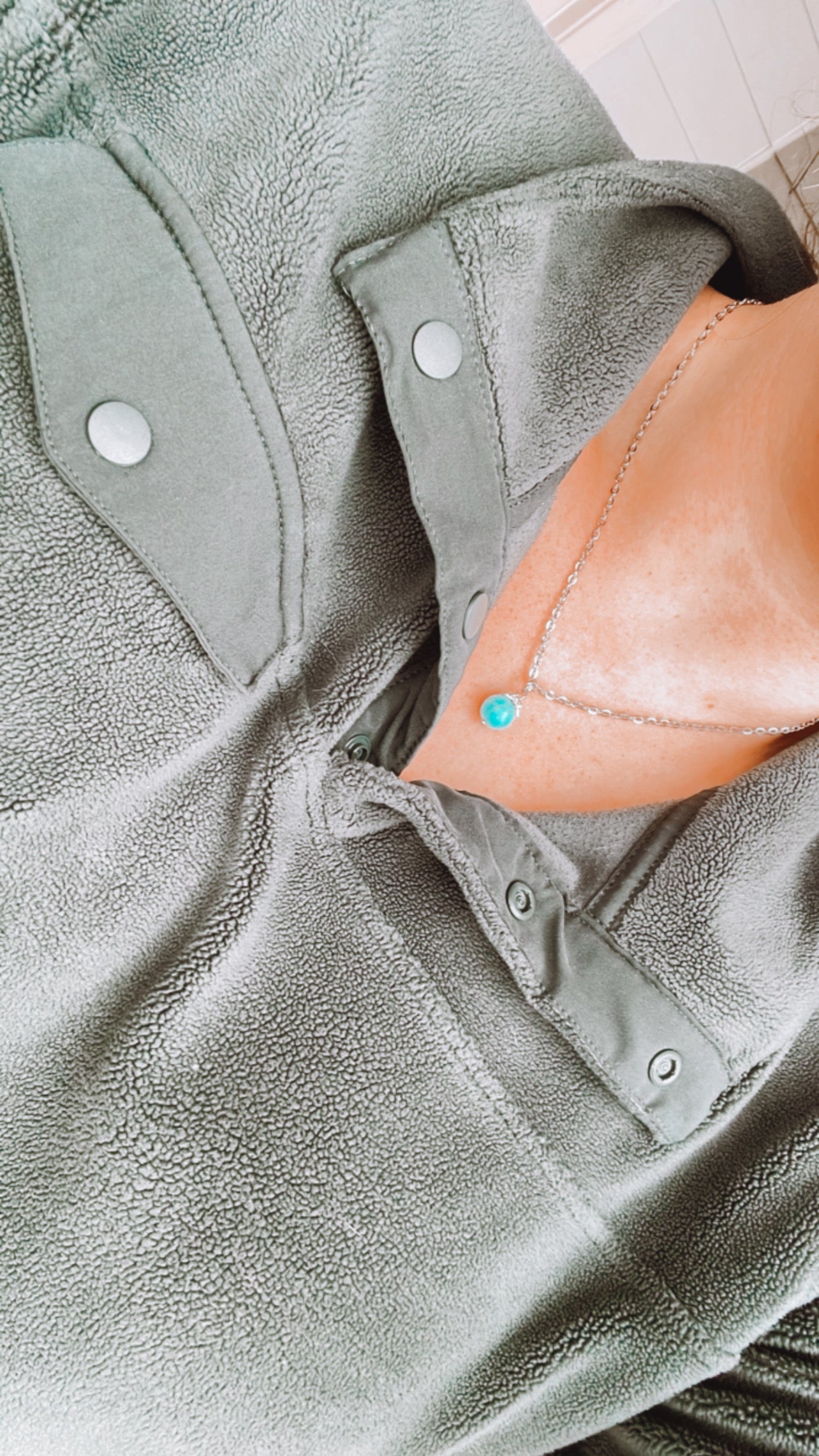 Turquoise Ball Necklace