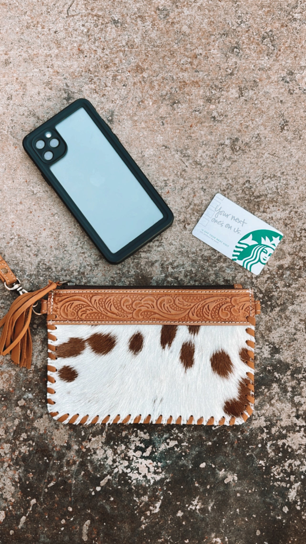 Crossbody Cowhide Purse