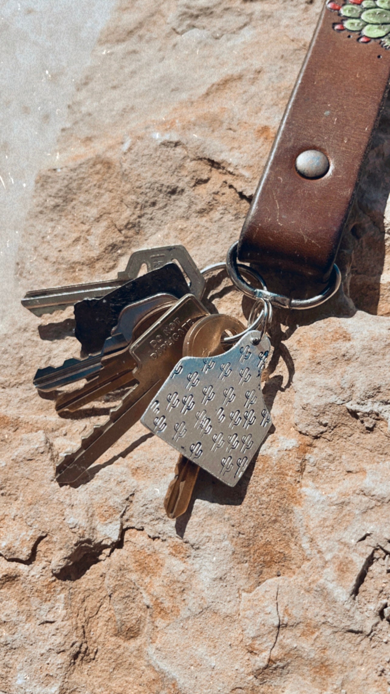 Cactus Keychain