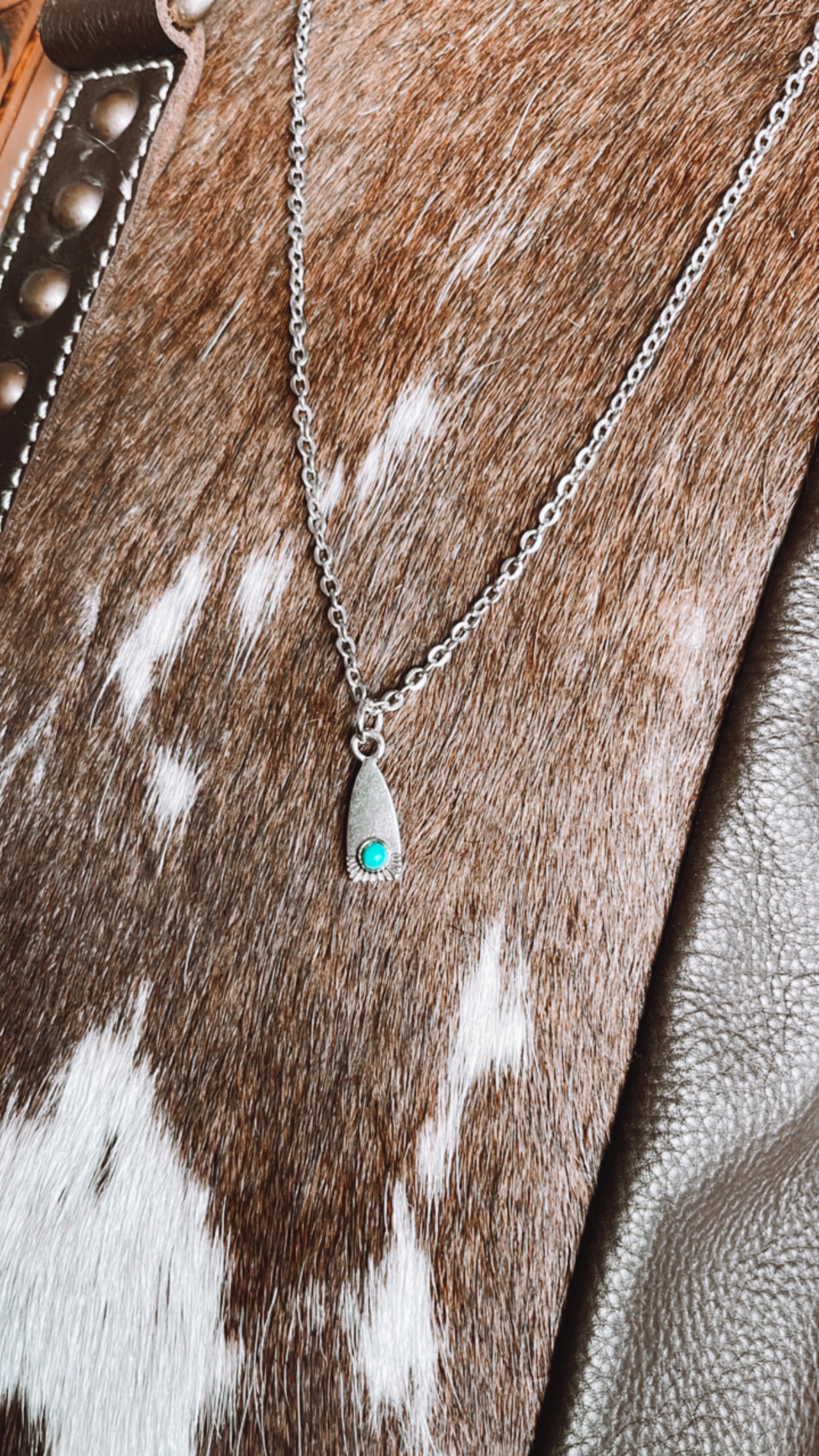 Cowpoke Turquoise Necklace