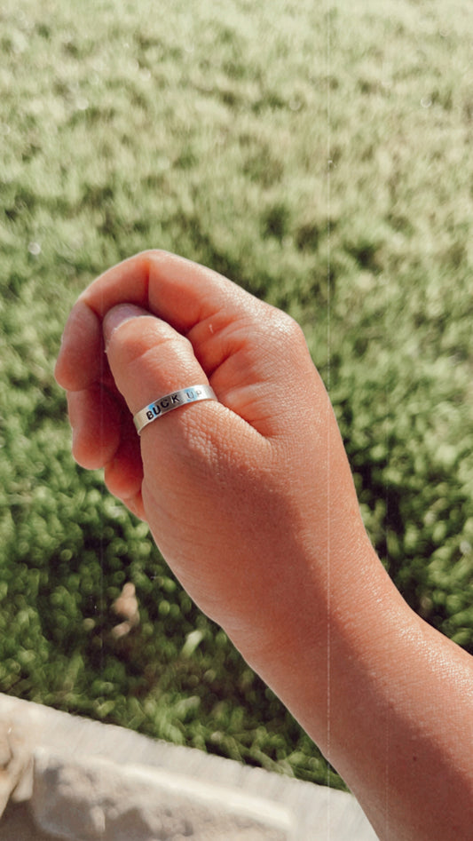 Buck Up Mini Ring