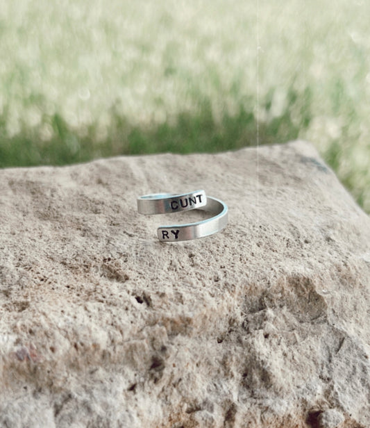Cunt-ry Mini Wrap Ring