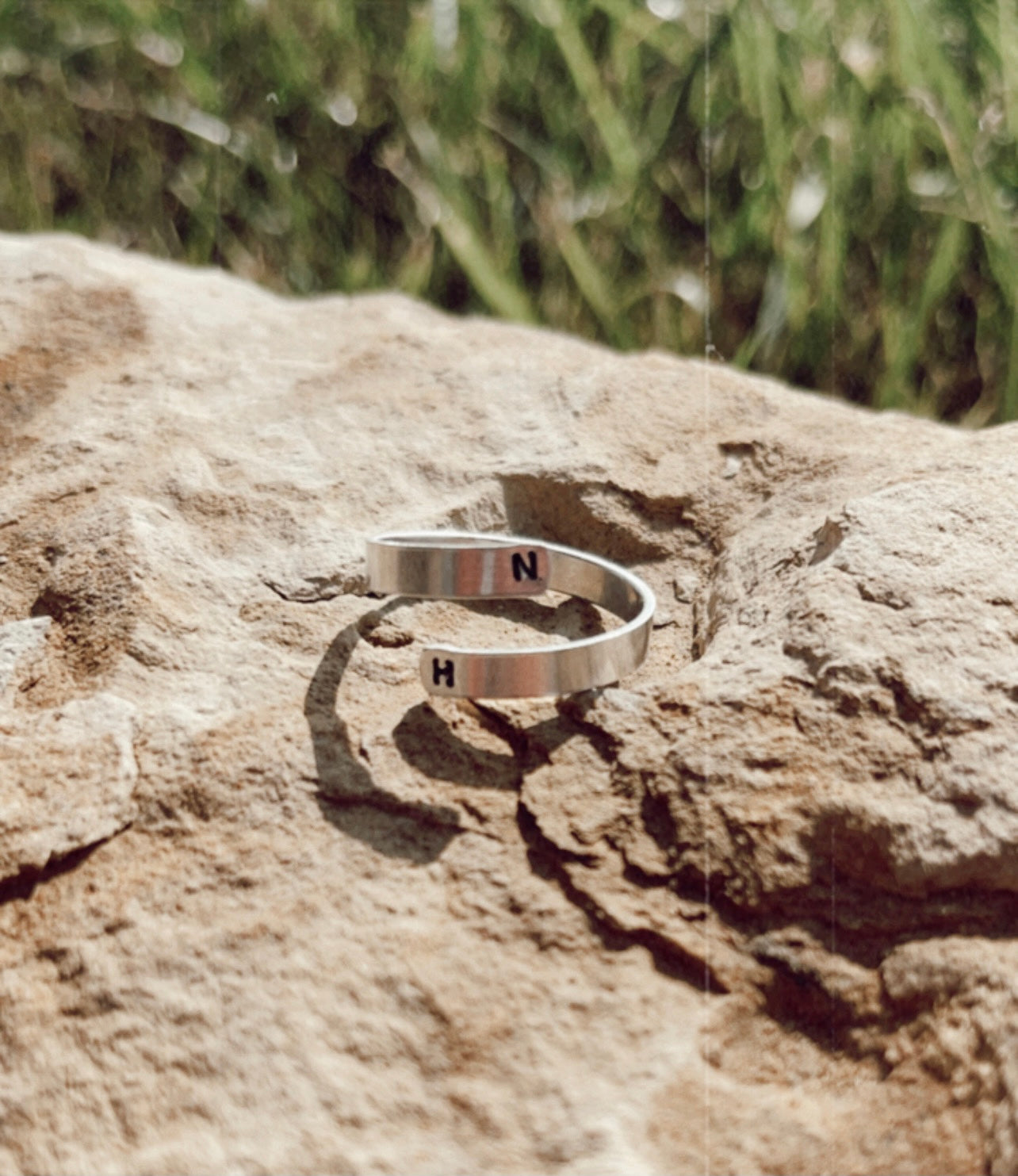 Double Initial Mini Ring