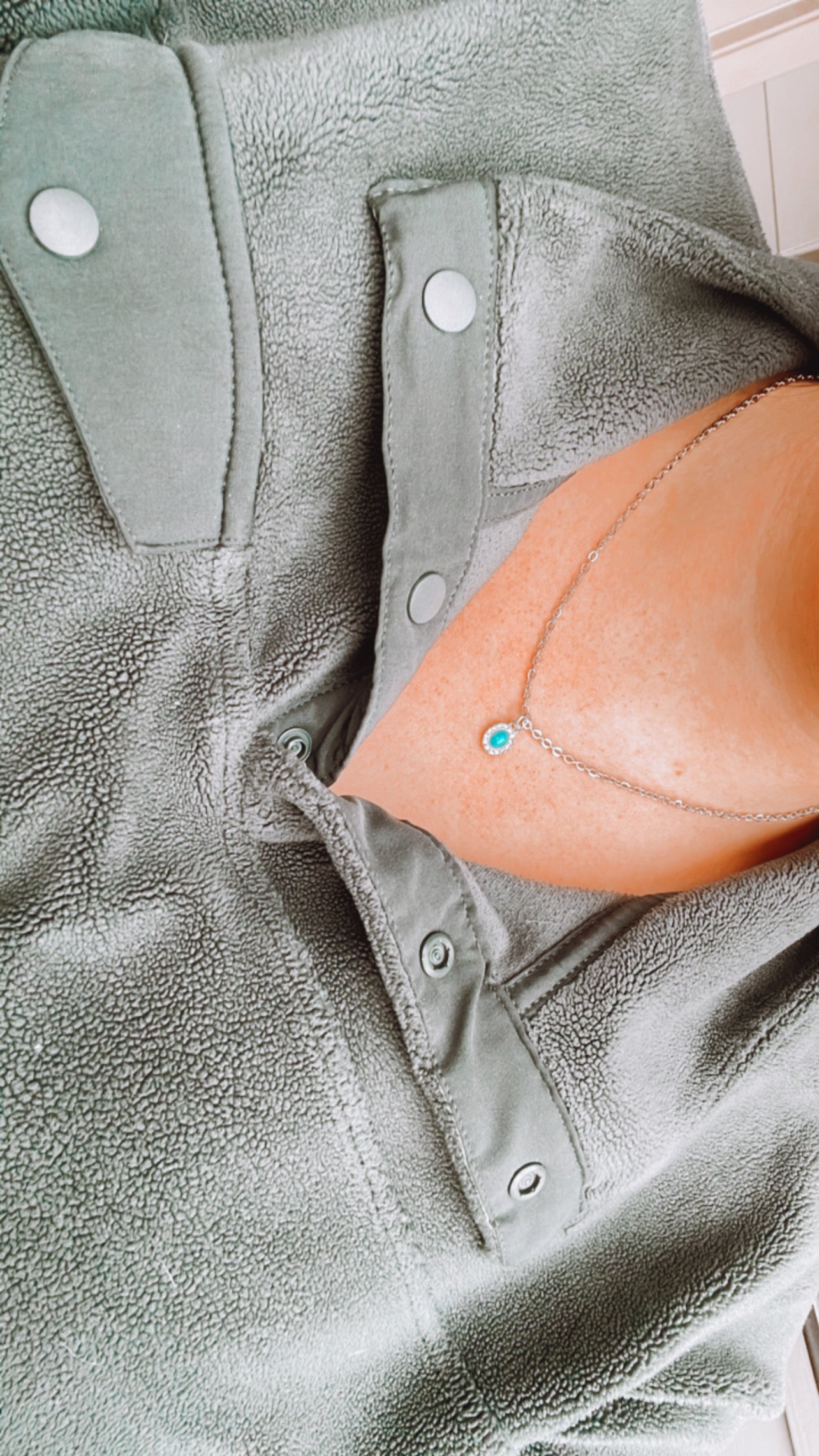 Turquoise and Crystals Necklace