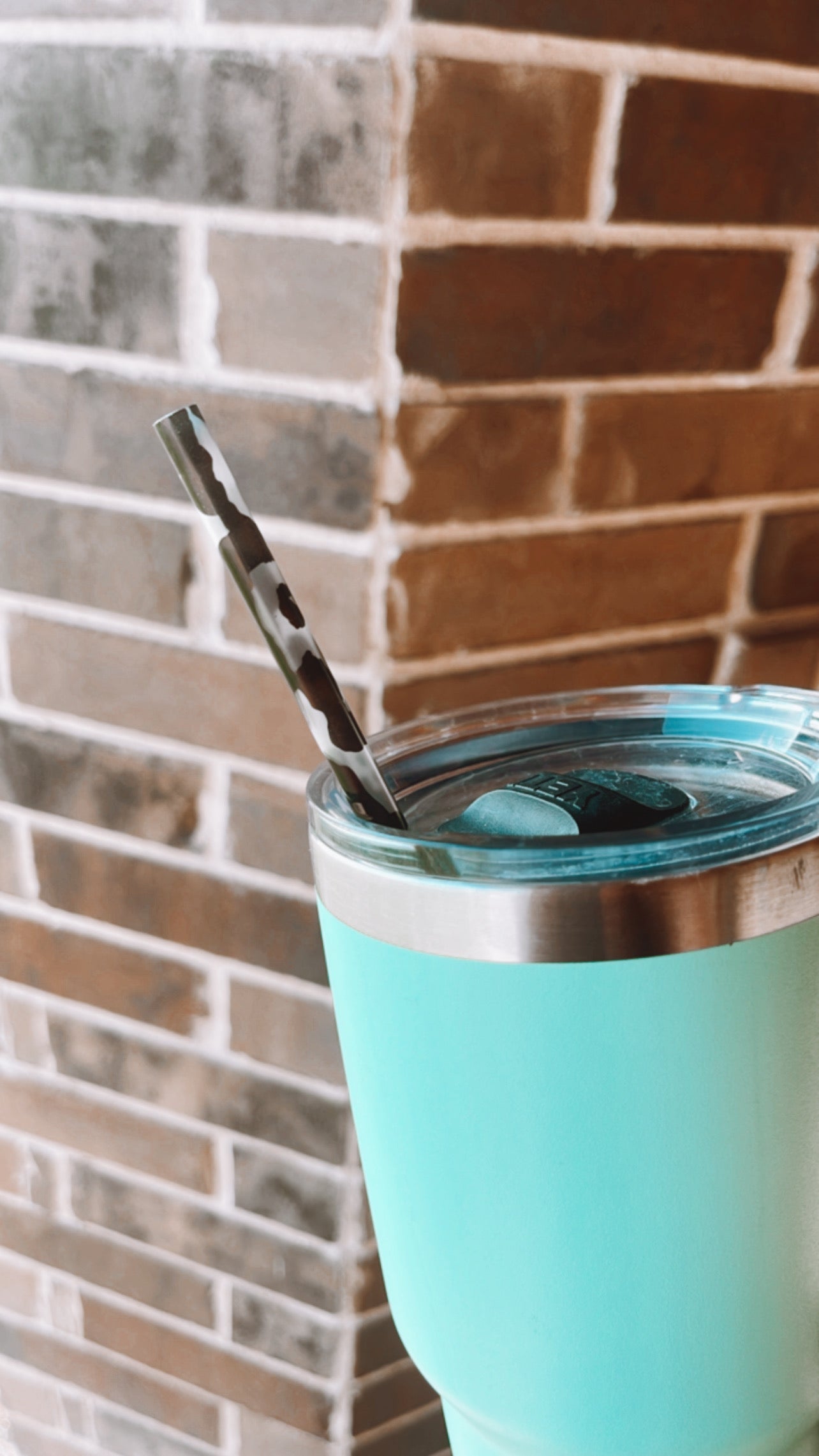 Reusable Straw - Clear Cow