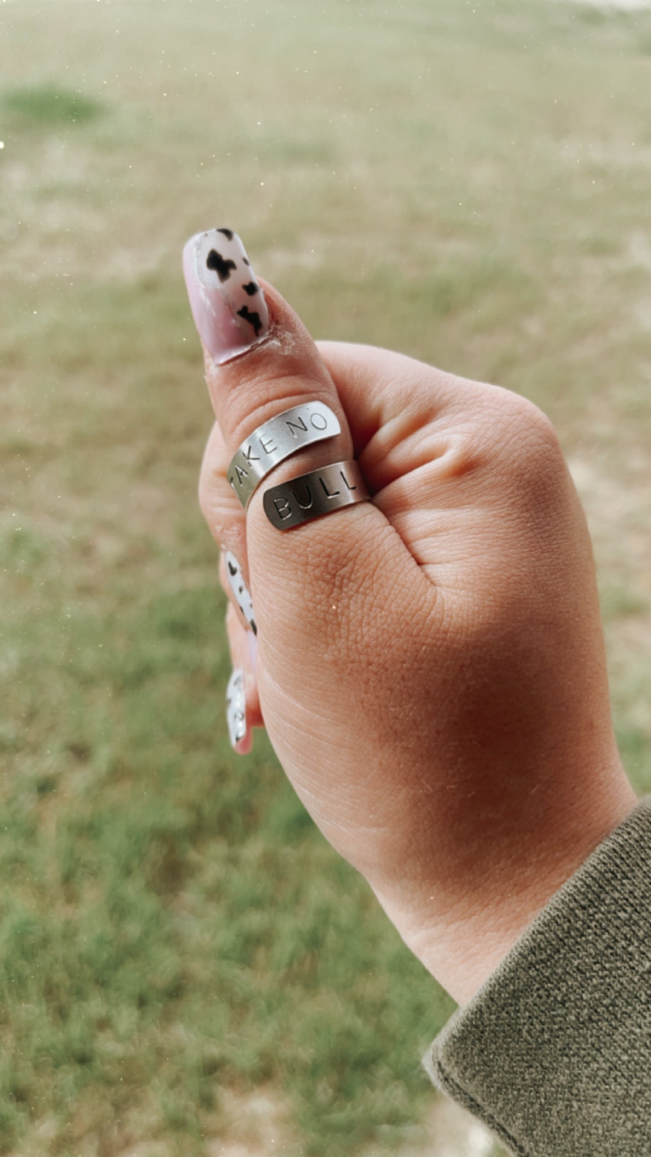 Take No Bull Wrap Ring
