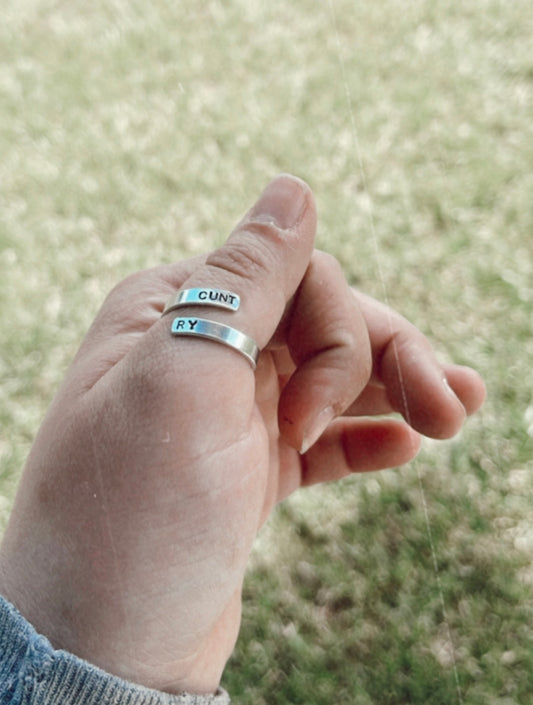 Cunt-ry Mini Wrap Ring