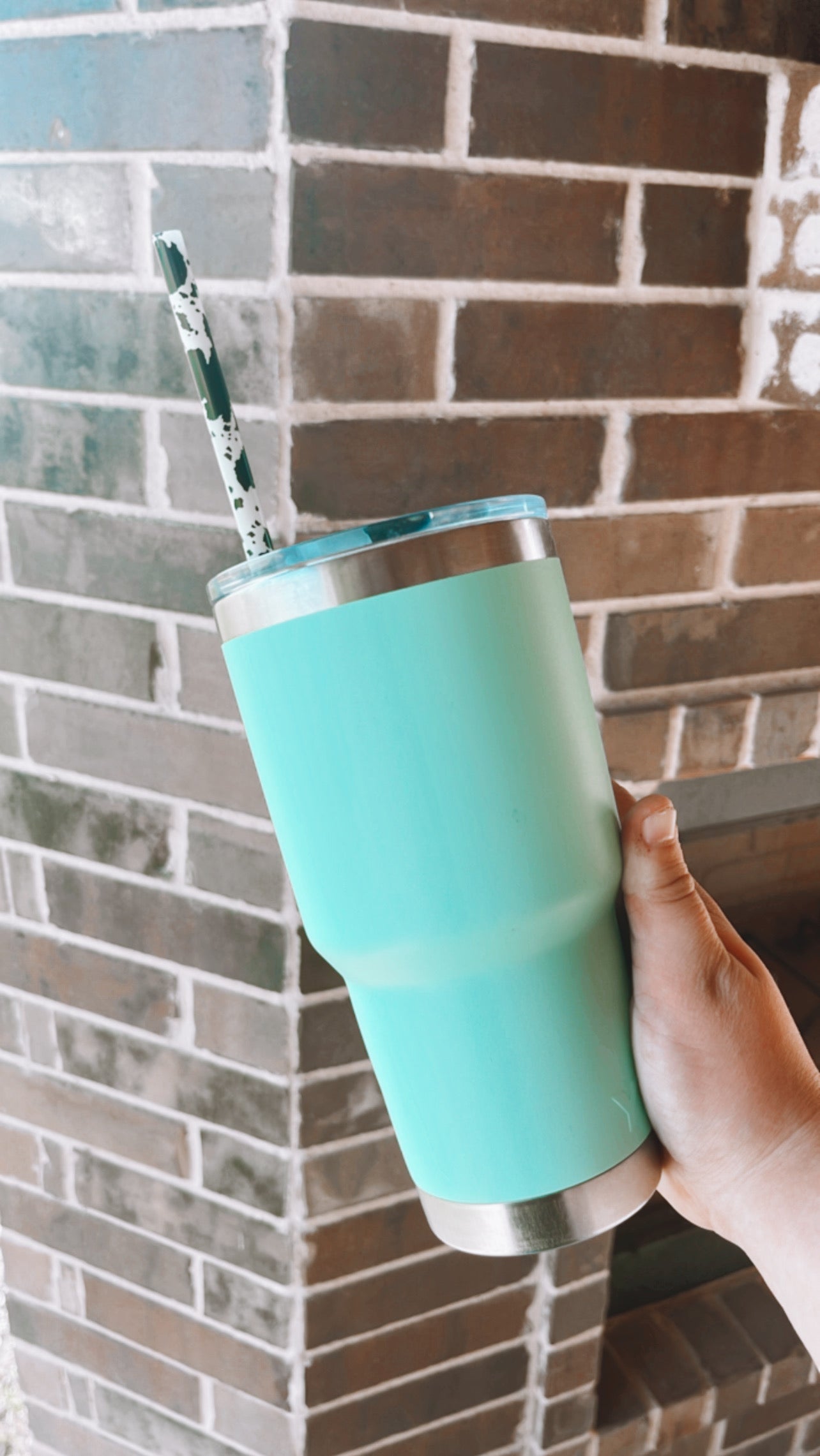 Reusable Straw - Cow Print