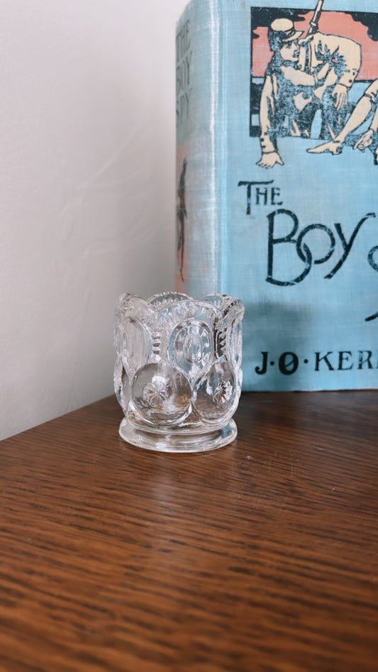 Vintage glass toothpick holder