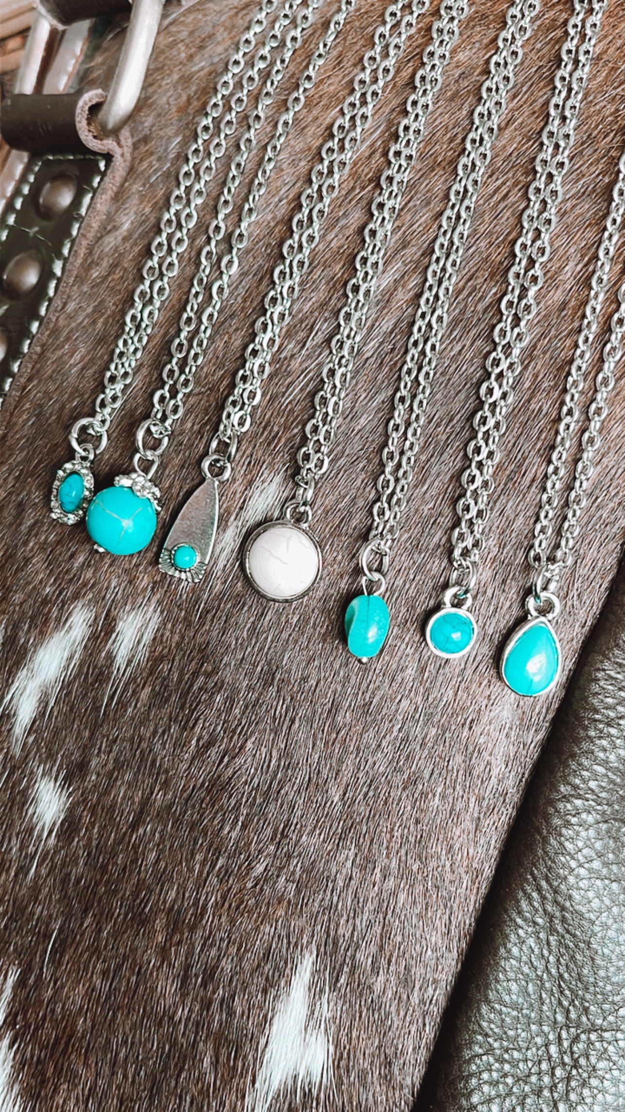 Turquoise Rock Necklace