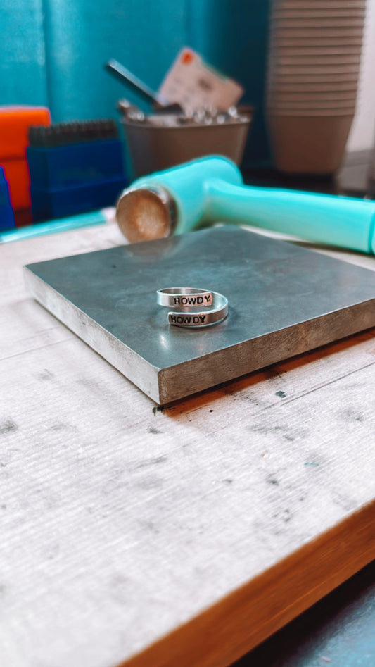 Howdy Howdy Mini Wrap Ring