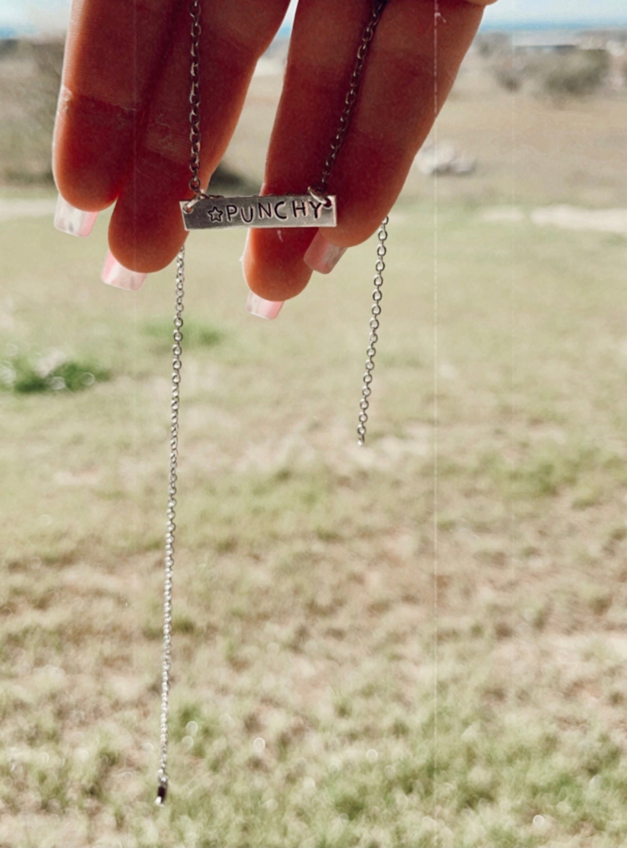 Punchy Bar Necklace