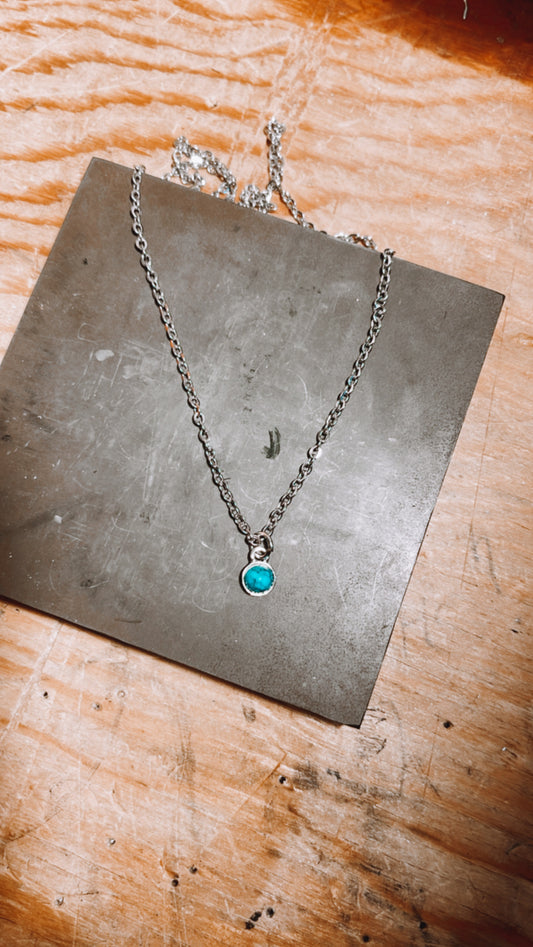 Small Turquoise Necklace