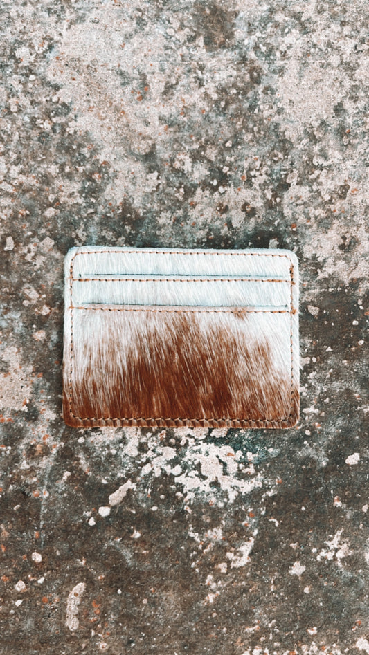 Double Sided Cowhide Card Holder