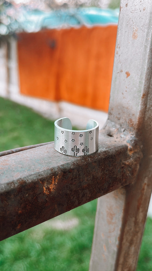 Starry Saguaro Ring