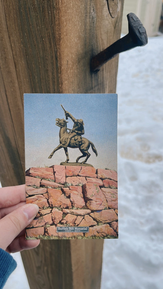 Buffalo Bill Memorial post card