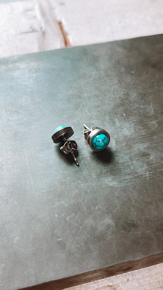 Turquoise Stud Earrings