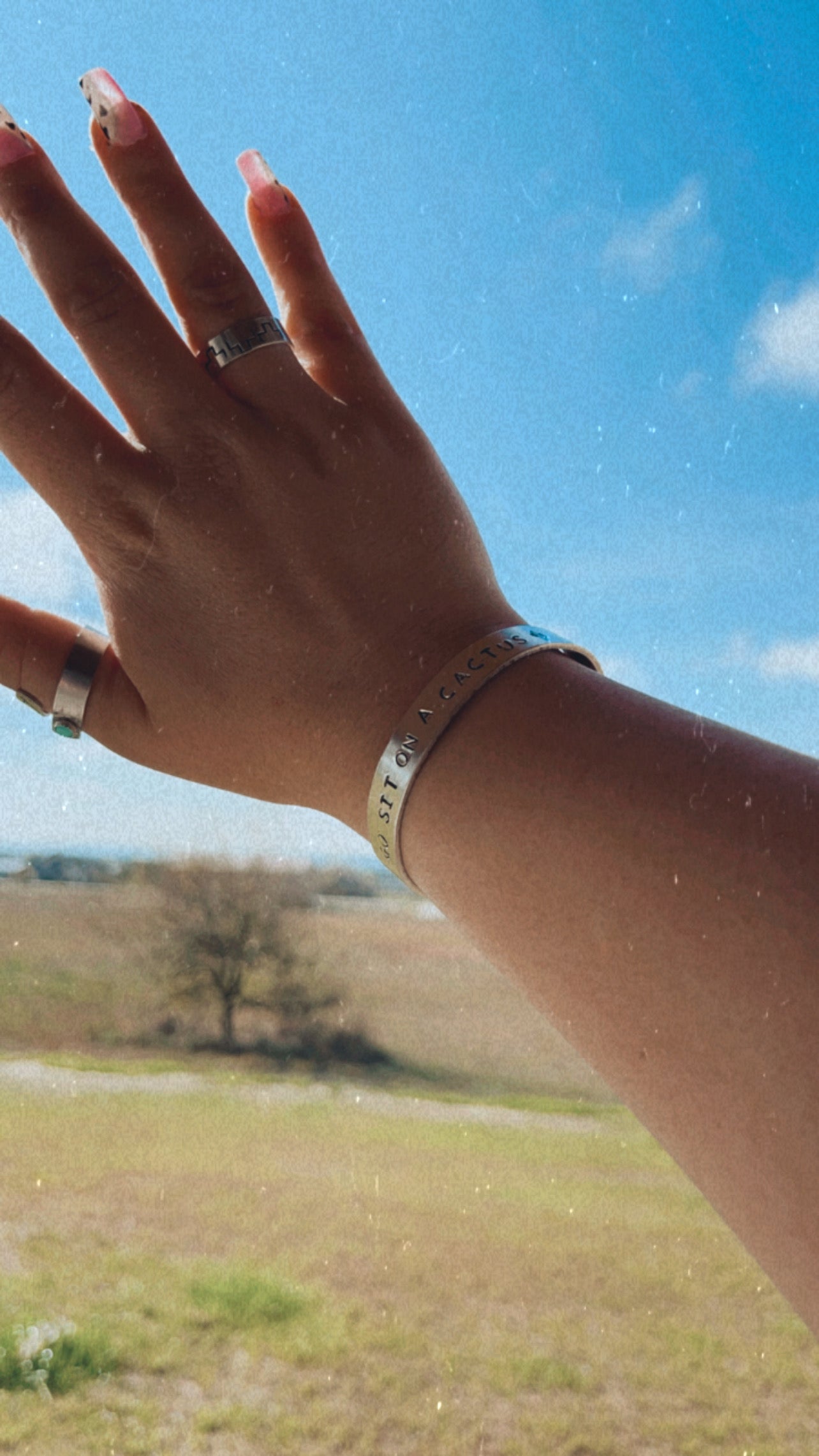 Go Sit On A Cactus Bracelet