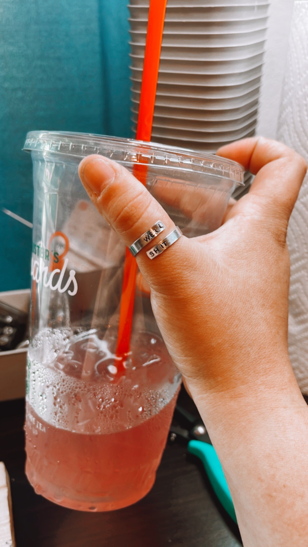 Well Shit Mini Wrap Ring